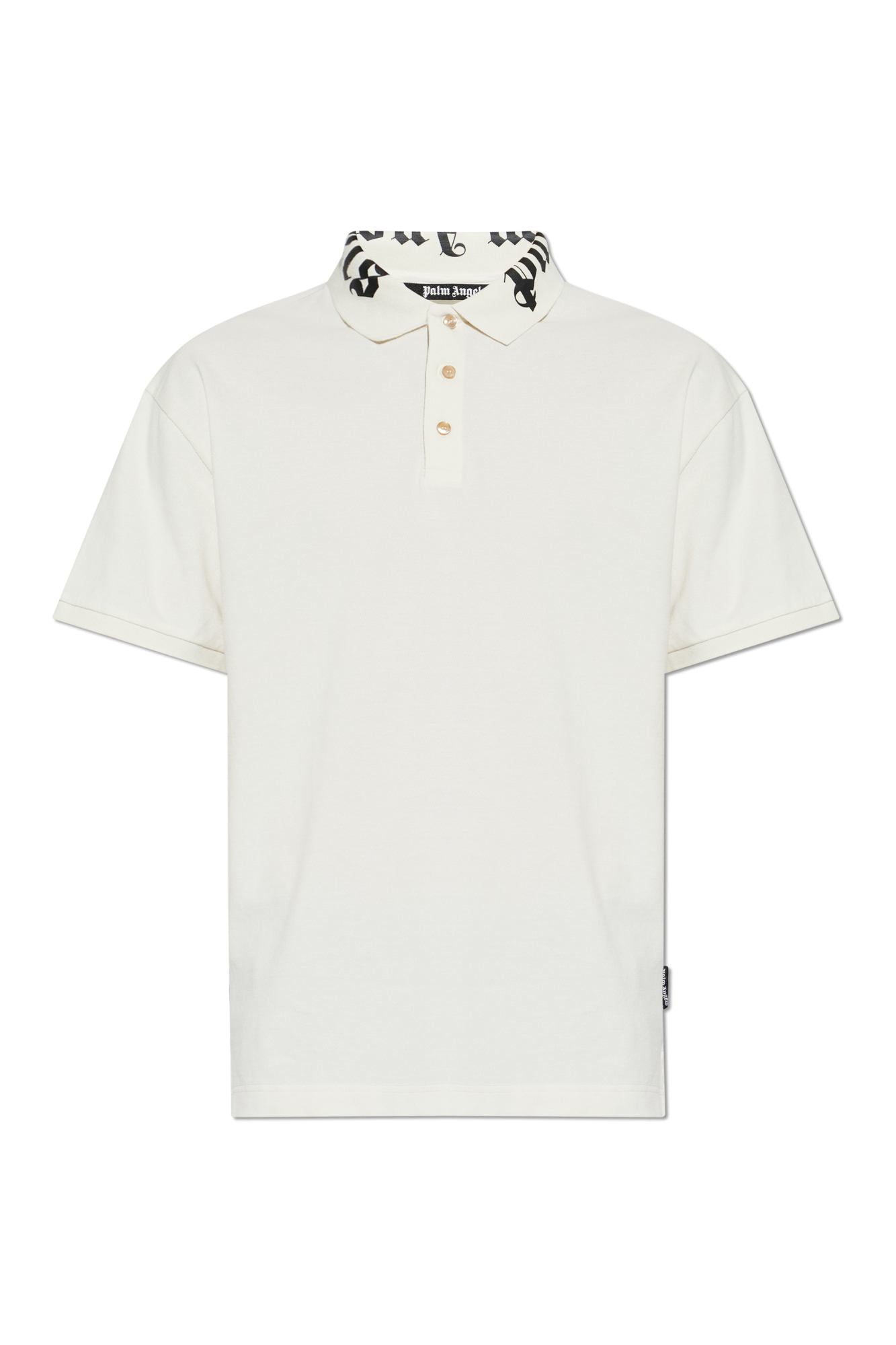L 新品 FCRB 19SS BIG LOGO POLO WHITE Palm Angels Polo with logo | Men's | Vitkac